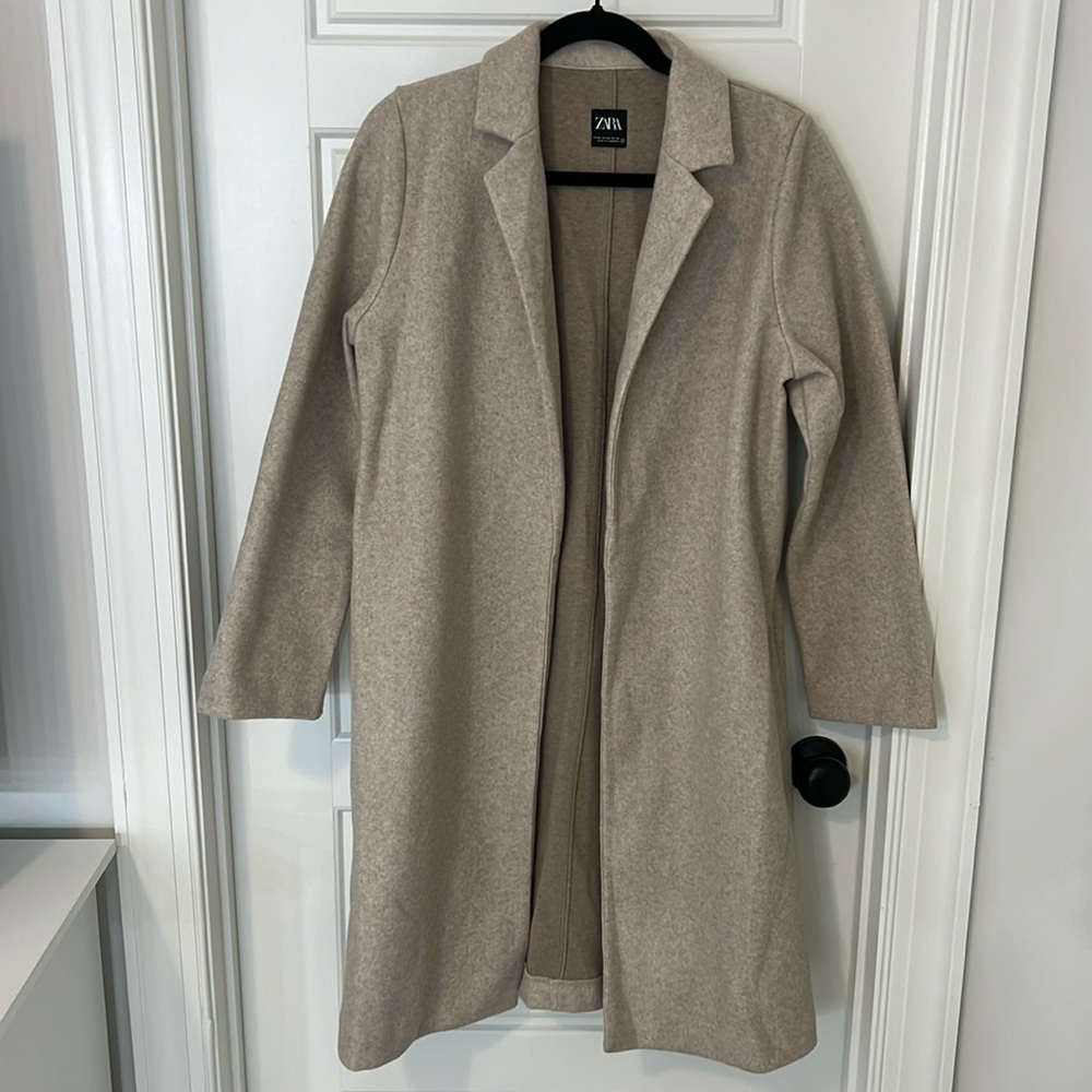 Zara long peacoat